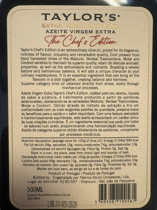 Azeite Taylor's The Chef's Edition 500ml
